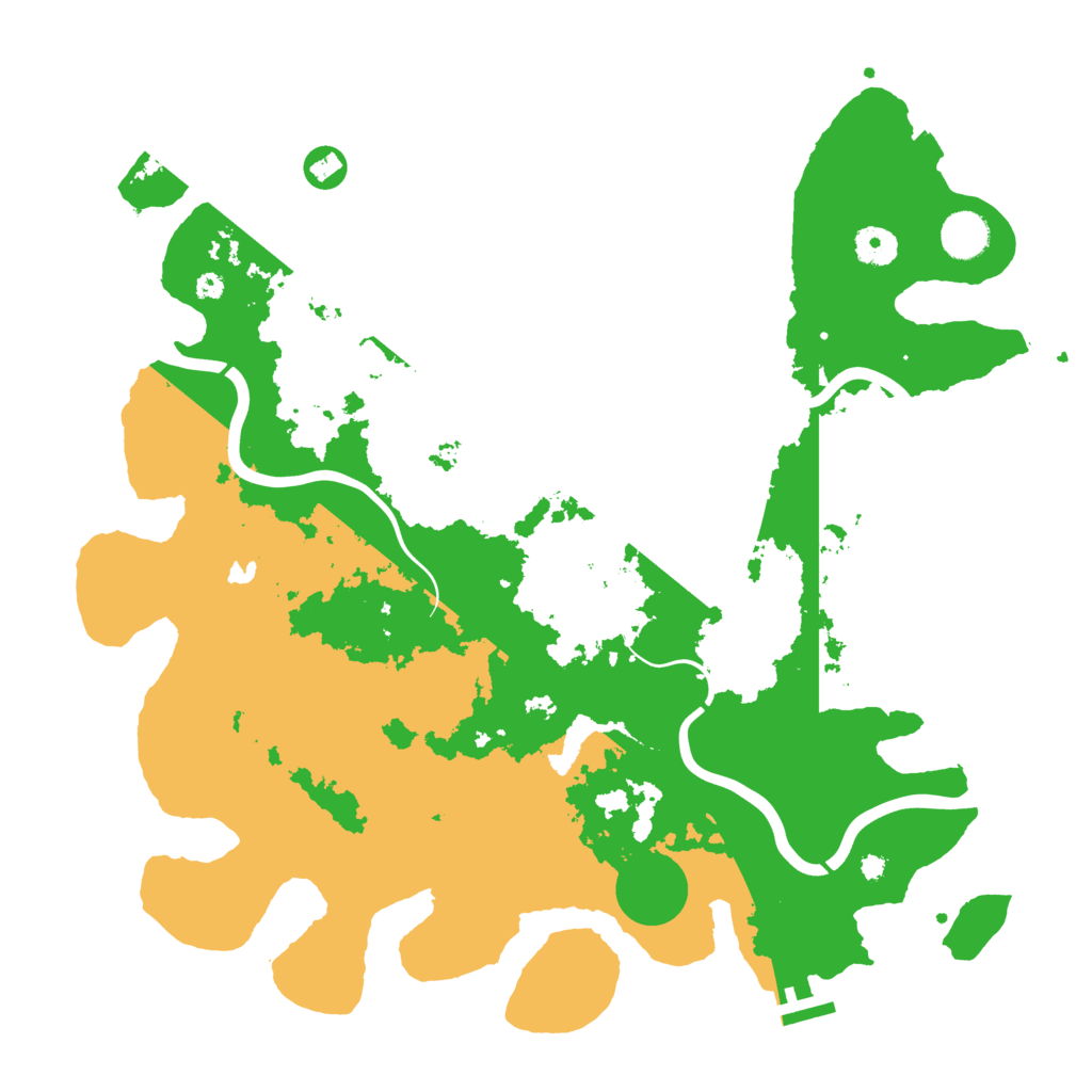 Biome Rust Map: Procedural Map, Size: 4000, Seed: 1739239443