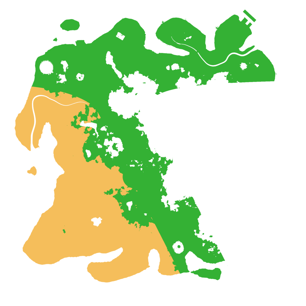 Biome Rust Map: Procedural Map, Size: 4000, Seed: 987311