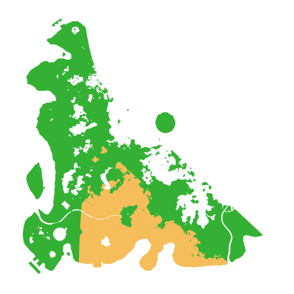 Biome Rust Map: Procedural Map, Size: 4000, Seed: 2309