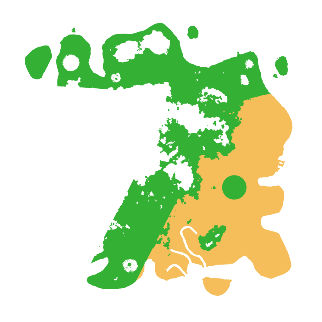 Biome Rust Map: Procedural Map, Size: 3500, Seed: 896948203