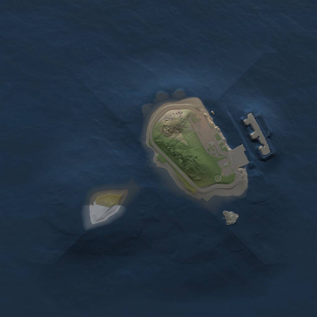 Rust Map: Procedural Map, Size: 1100, Seed: 44815669, 2 Monuments