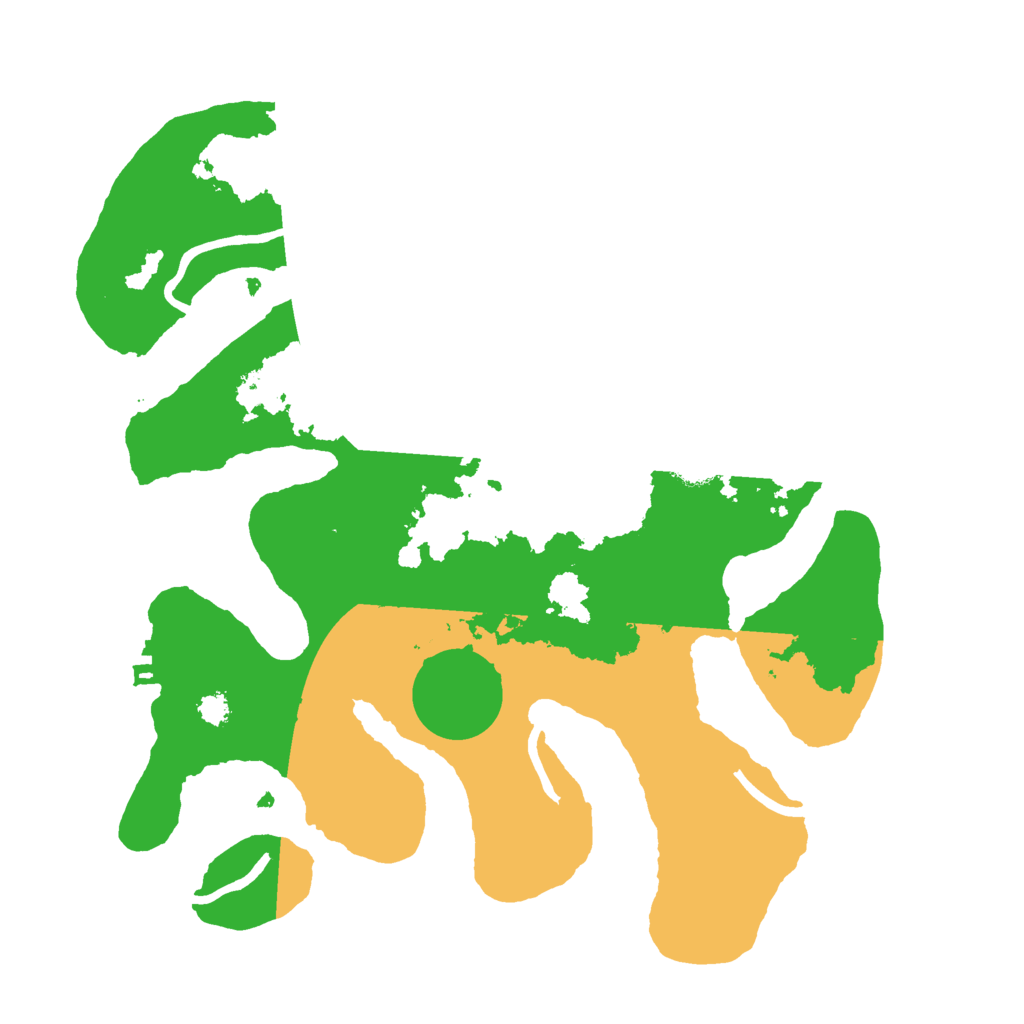 Biome Rust Map: Procedural Map, Size: 3000, Seed: 544461