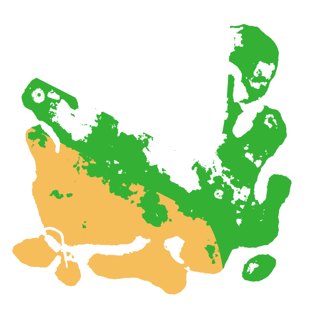 Biome Rust Map: Procedural Map, Size: 3500, Seed: 7360414