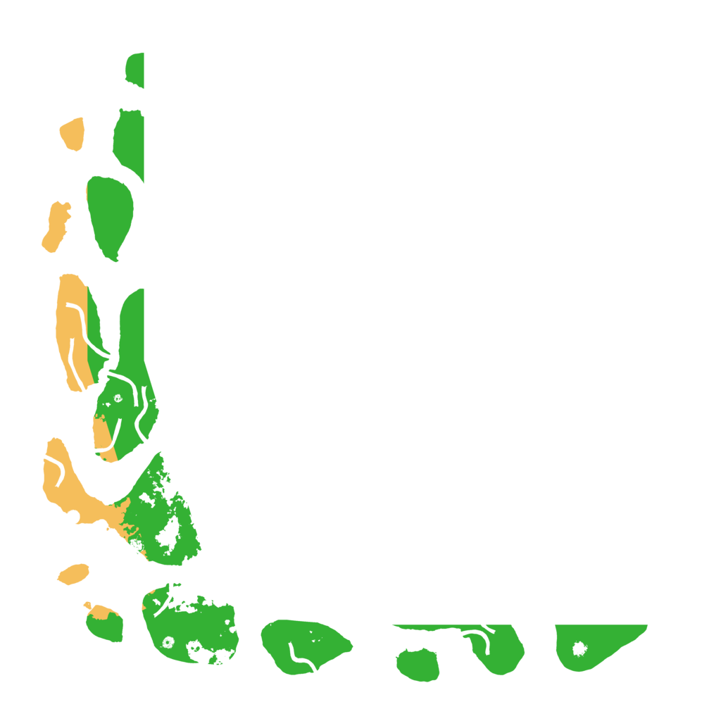 Biome Rust Map: Procedural Map, Size: 4500, Seed: 43276546