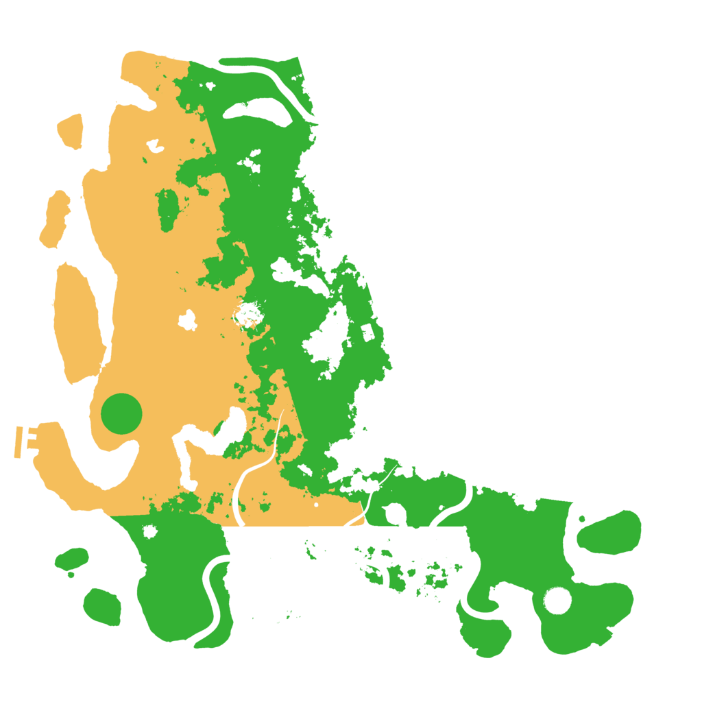 Biome Rust Map: Procedural Map, Size: 4500, Seed: 43276546