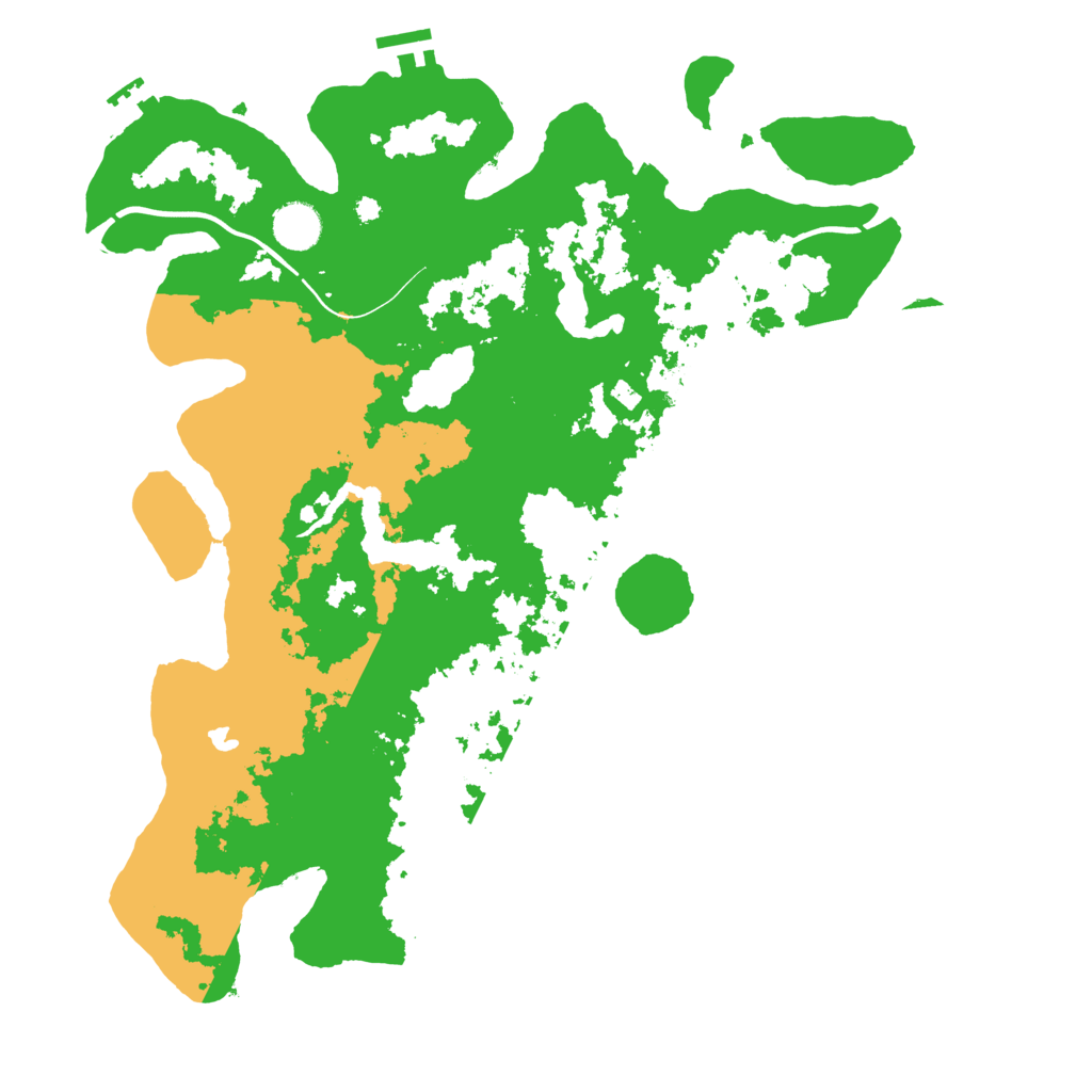 Biome Rust Map: Procedural Map, Size: 4000, Seed: 1532815488
