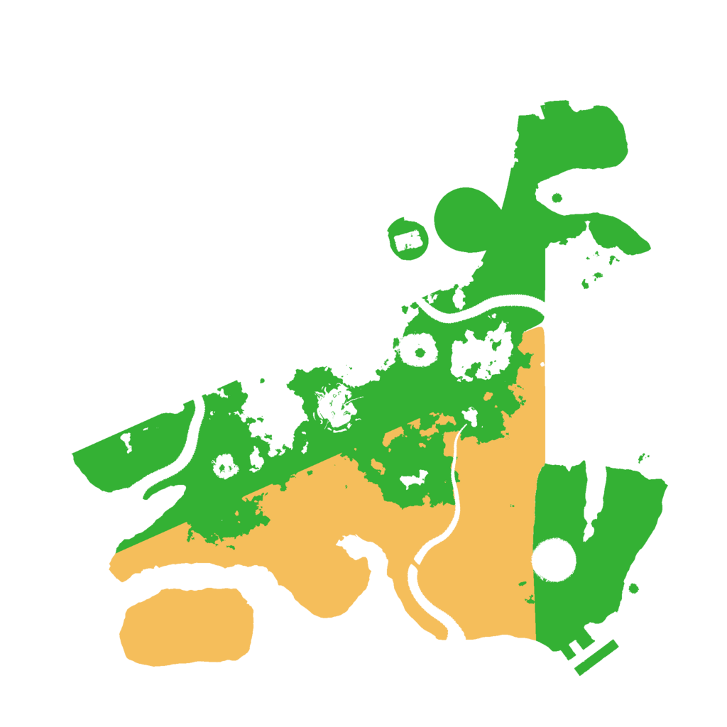 Biome Rust Map: Procedural Map, Size: 3000, Seed: 26746484