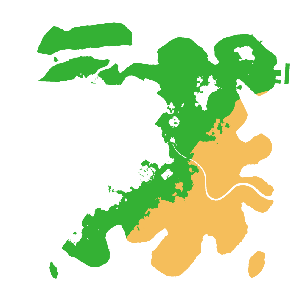 Biome Rust Map: Procedural Map, Size: 3000, Seed: 968120802