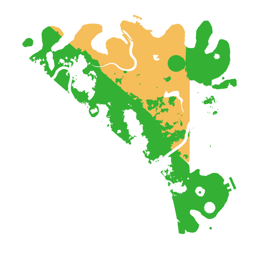 Biome Rust Map: Procedural Map, Size: 4000, Seed: 9182977
