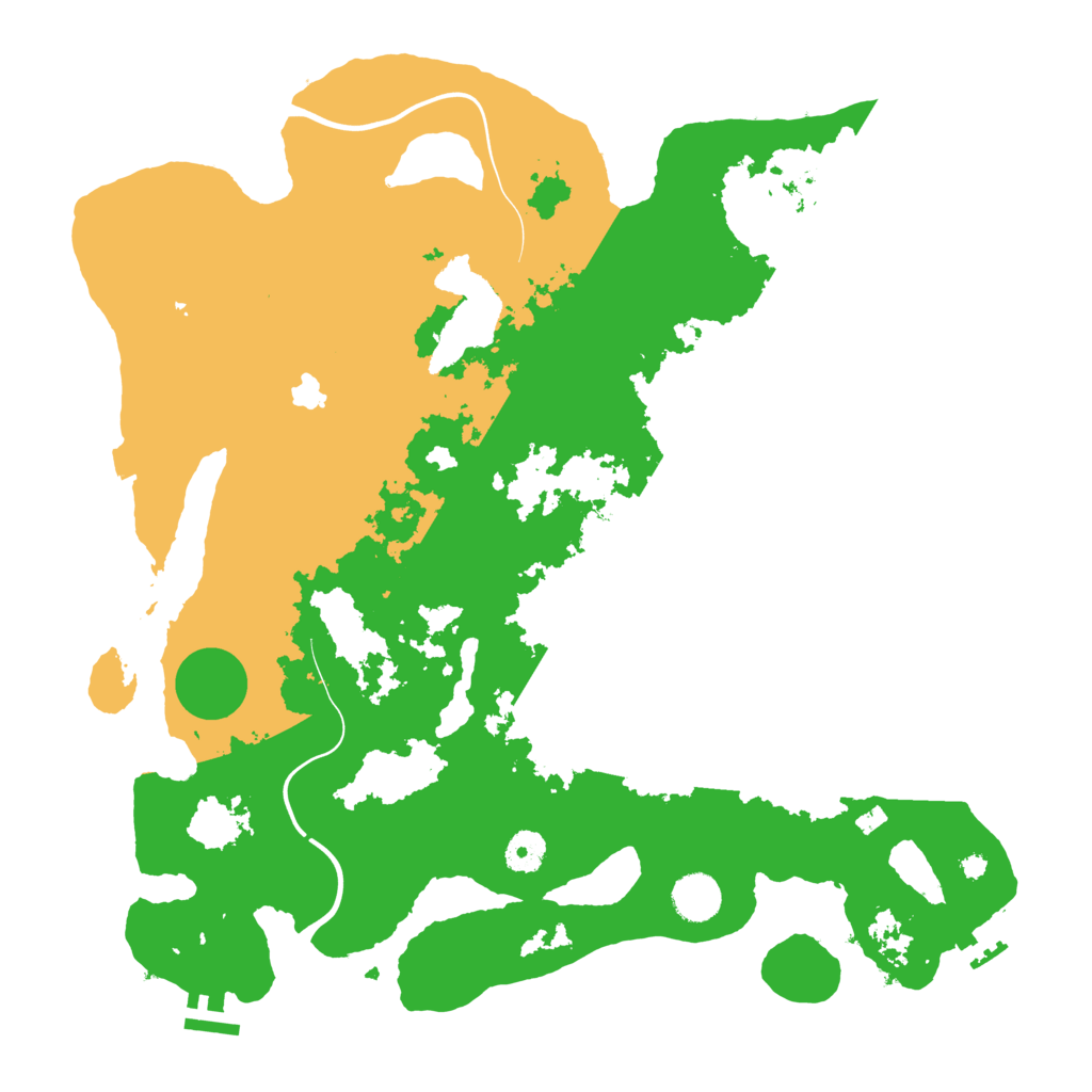 Biome Rust Map: Procedural Map, Size: 4000, Seed: 87654