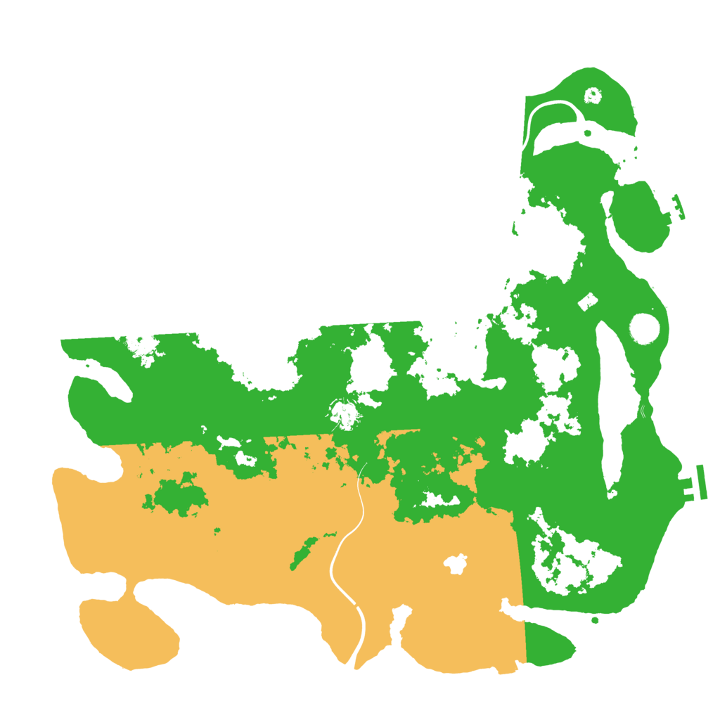 Biome Rust Map: Procedural Map, Size: 4200, Seed: 68468