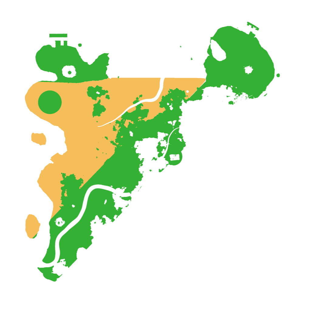 Biome Rust Map: Procedural Map, Size: 3500, Seed: 487494650