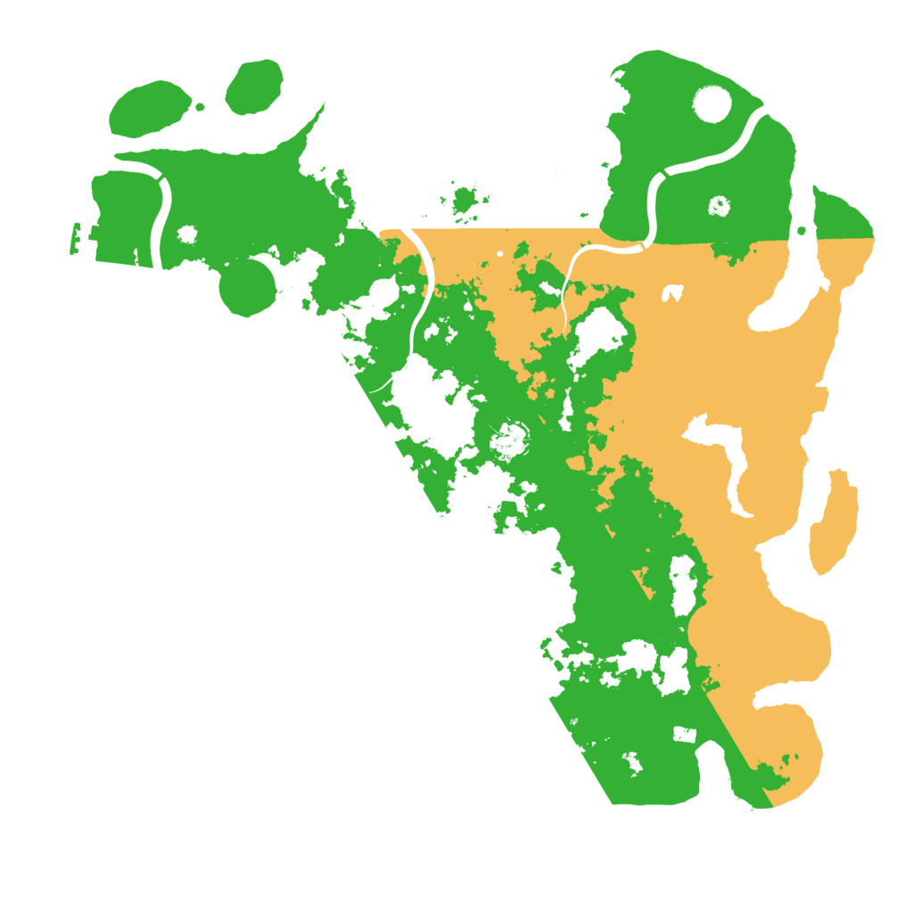 Biome Rust Map: Procedural Map, Size: 4300, Seed: 3180
