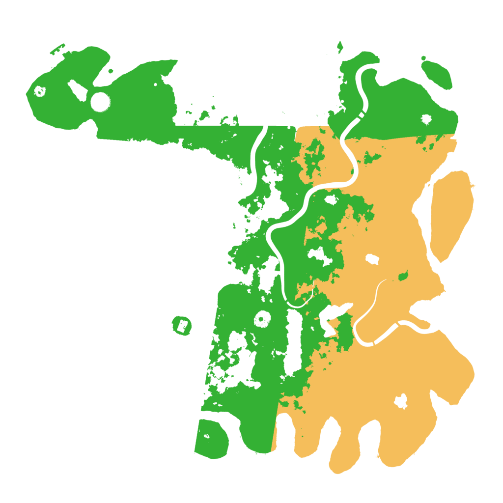Biome Rust Map: Procedural Map, Size: 4500, Seed: 72049724