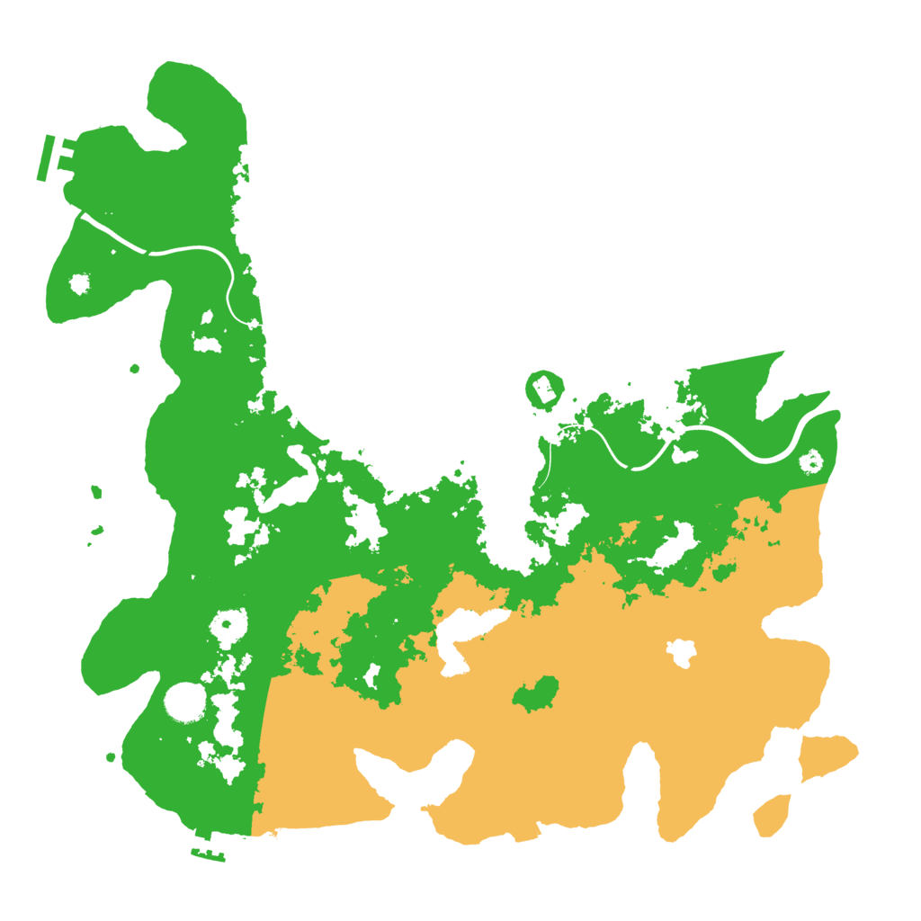 Biome Rust Map: Procedural Map, Size: 4000, Seed: 943