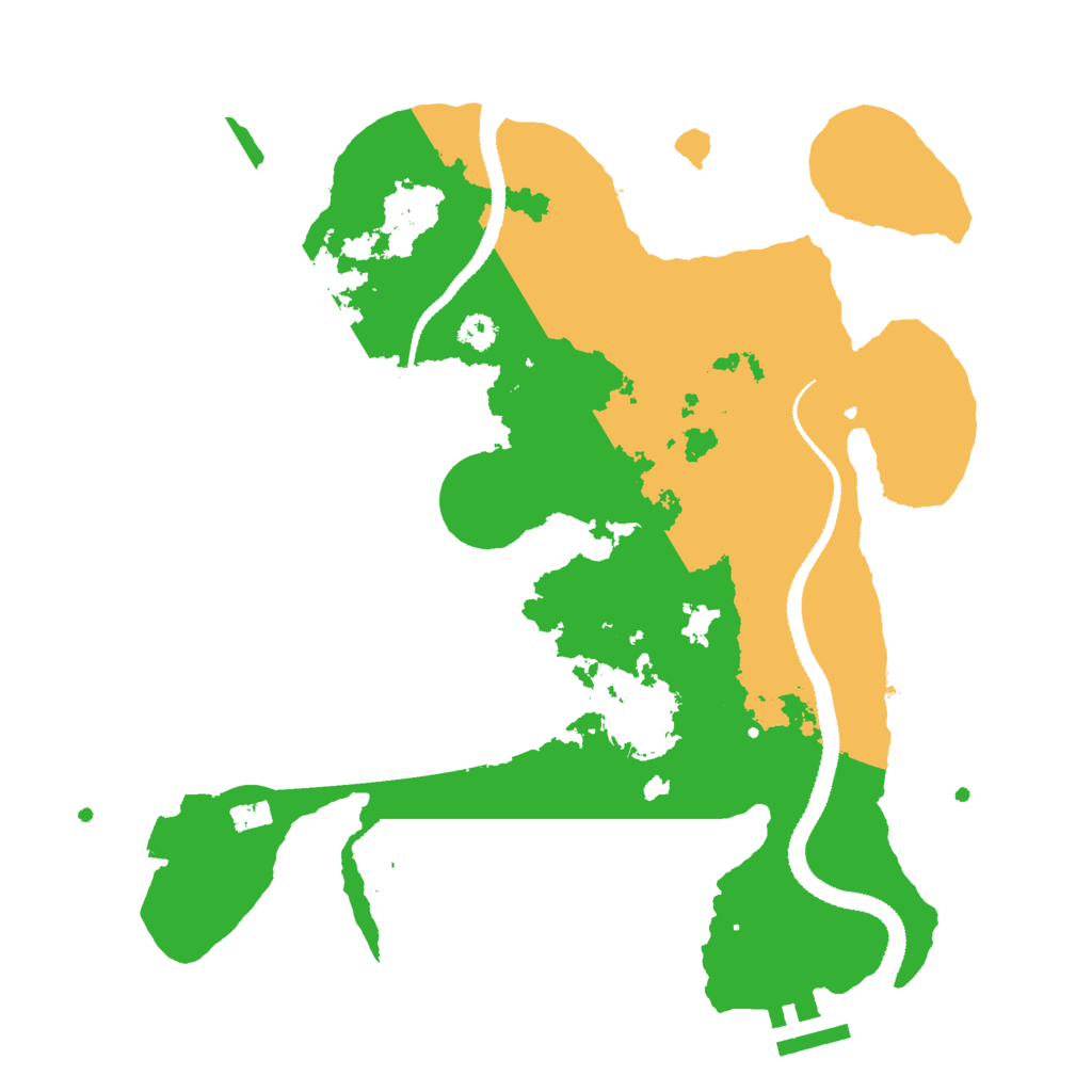 Biome Rust Map: Procedural Map, Size: 3000, Seed: 86429