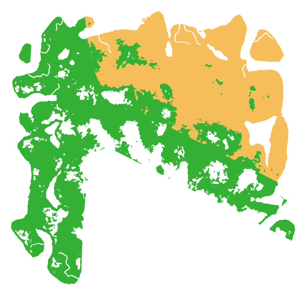 Biome Rust Map: Procedural Map, Size: 5500, Seed: 137