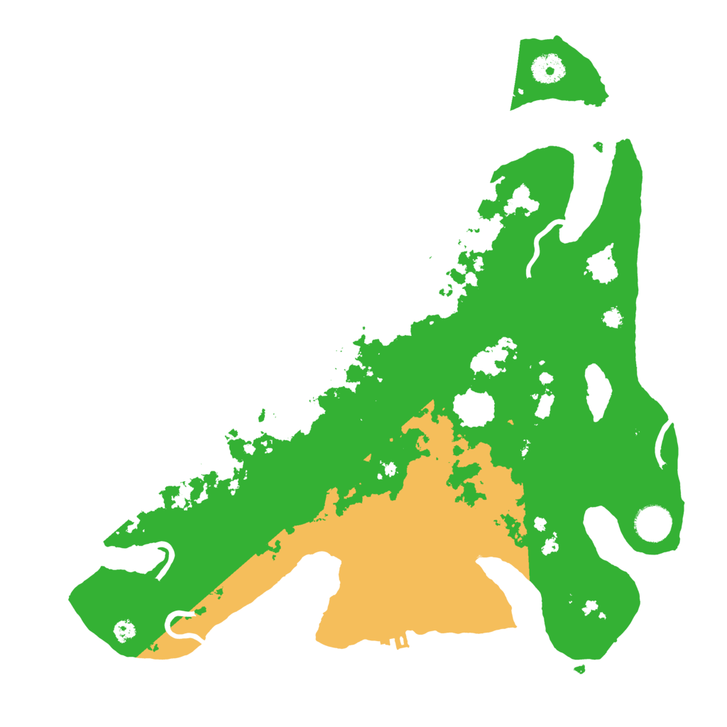 Biome Rust Map: Procedural Map, Size: 3500, Seed: 9599635