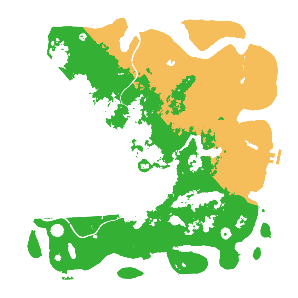 Biome Rust Map: Procedural Map, Size: 4000, Seed: 9123164