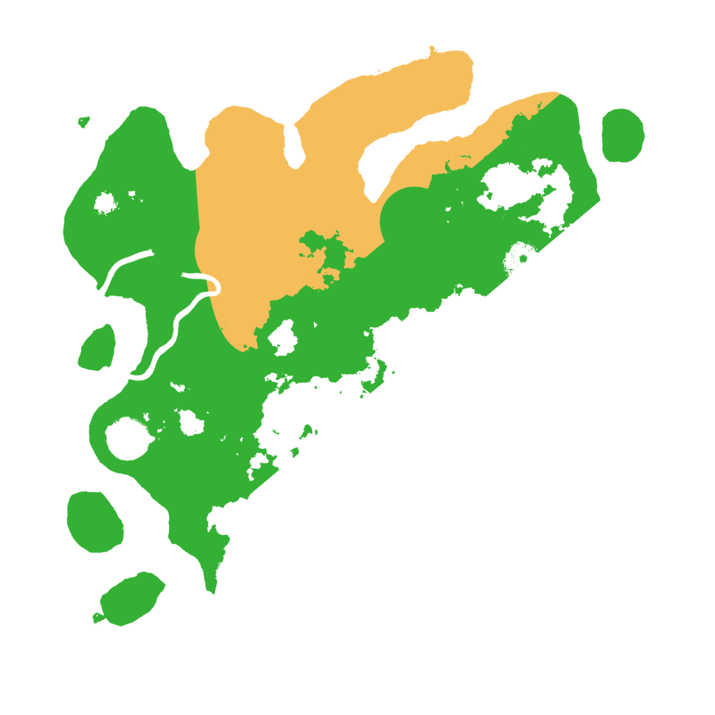 Biome Rust Map: Procedural Map, Size: 3000, Seed: 387452