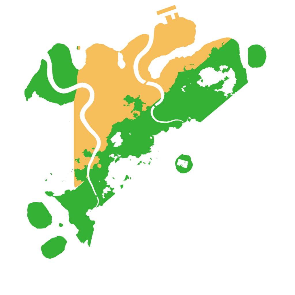 Biome Rust Map: Procedural Map, Size: 3000, Seed: 387452