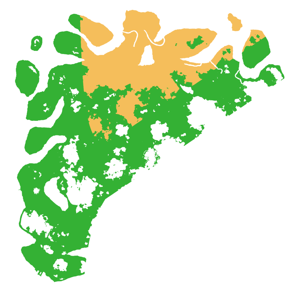 Biome Rust Map: Procedural Map, Size: 4500, Seed: 753339