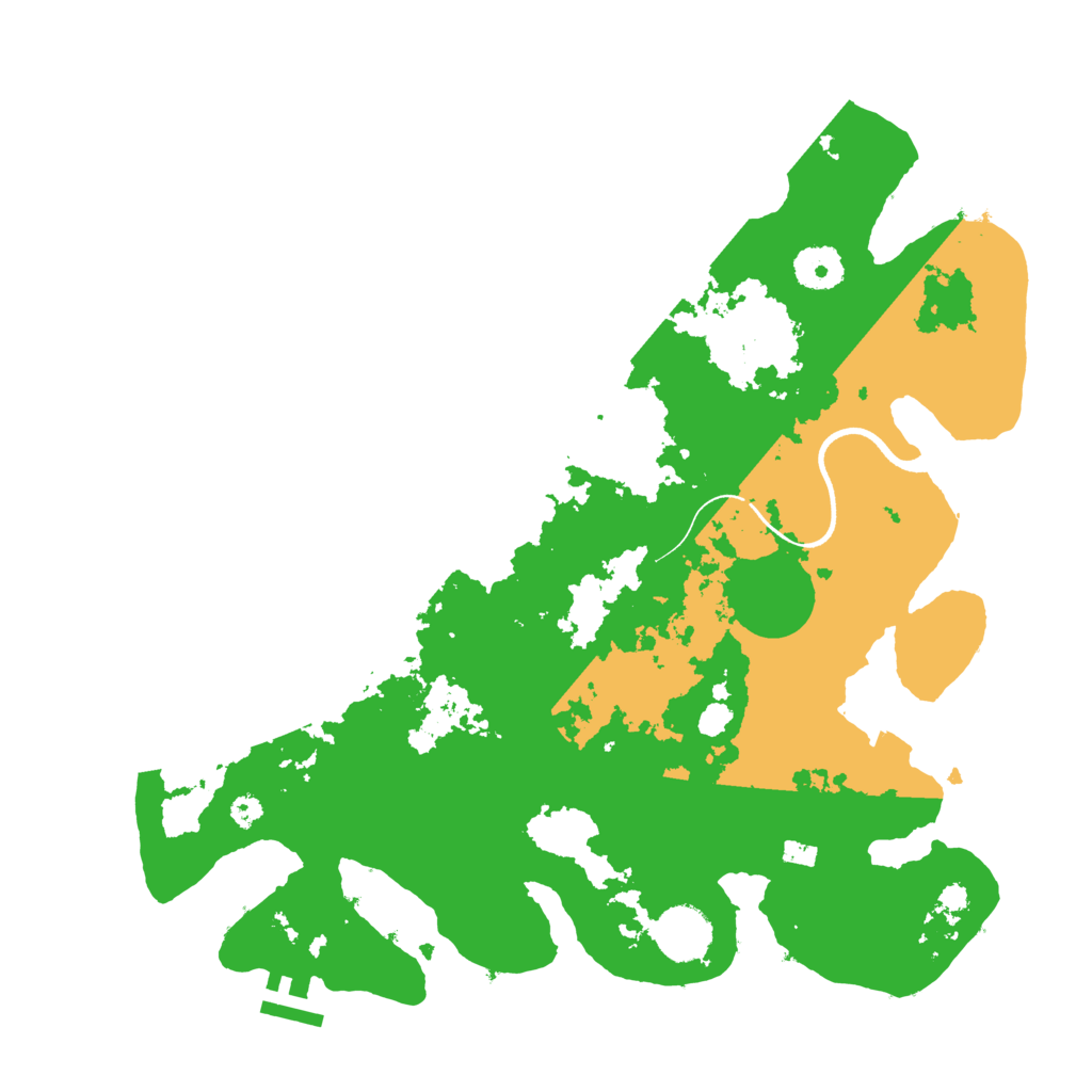 Biome Rust Map: Procedural Map, Size: 3500, Seed: 974358
