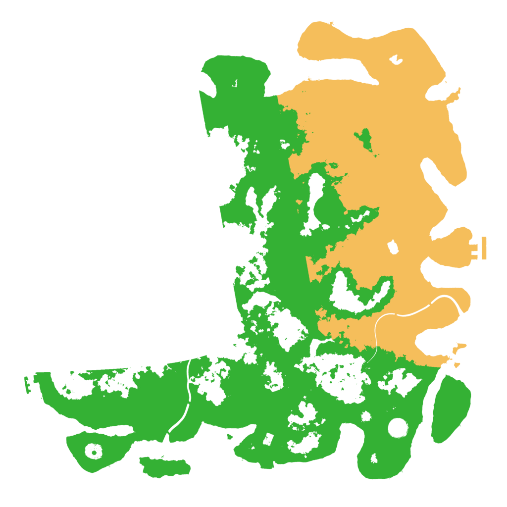 Biome Rust Map: Procedural Map, Size: 4500, Seed: 63243970