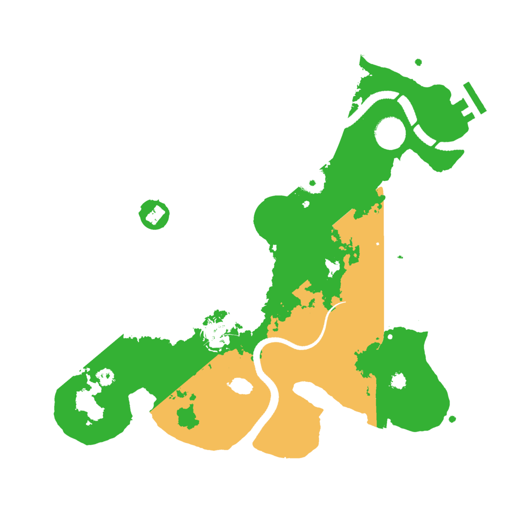 Biome Rust Map: Procedural Map, Size: 3000, Seed: 903090
