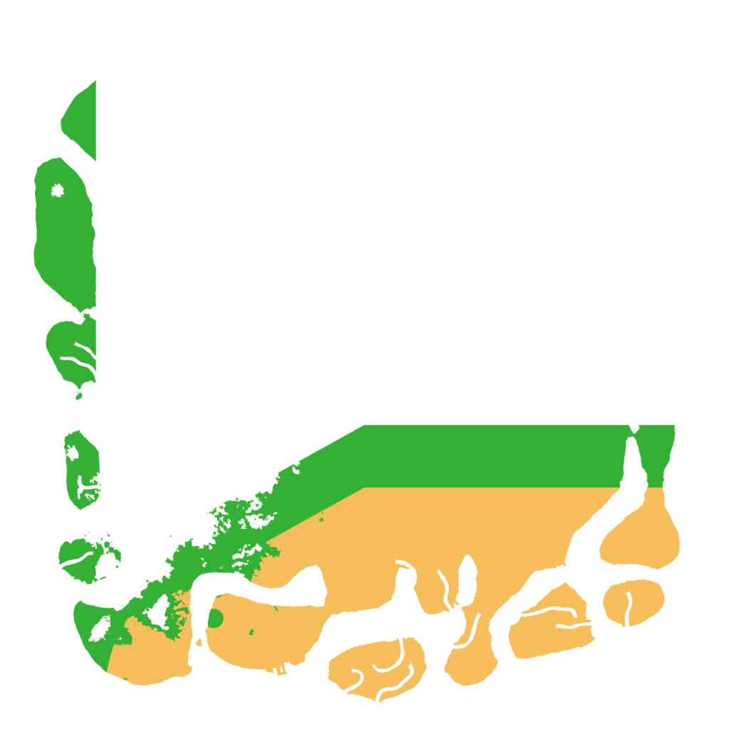 Biome Rust Map: Procedural Map, Size: 5000, Seed: 734988