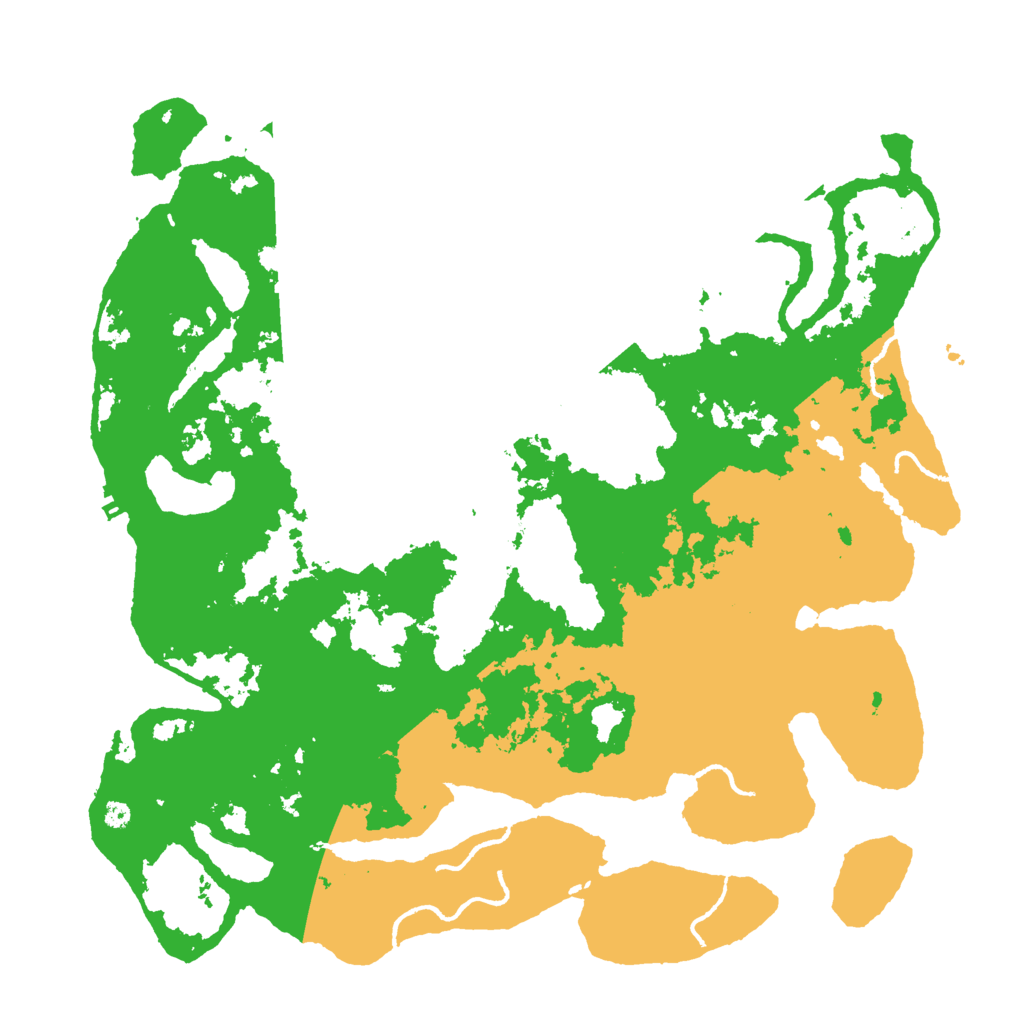 Biome Rust Map: Procedural Map, Size: 4000, Seed: 41379