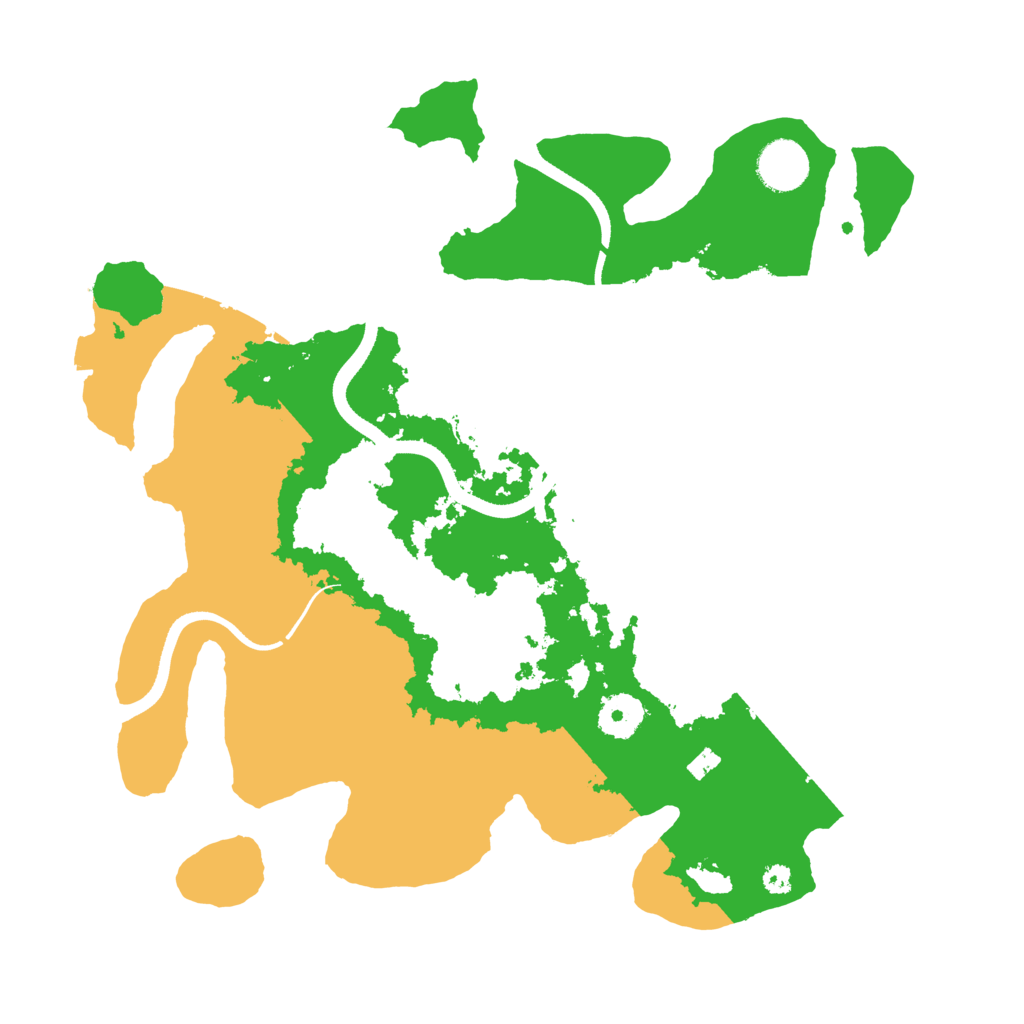 Biome Rust Map: Procedural Map, Size: 3500, Seed: 41416118