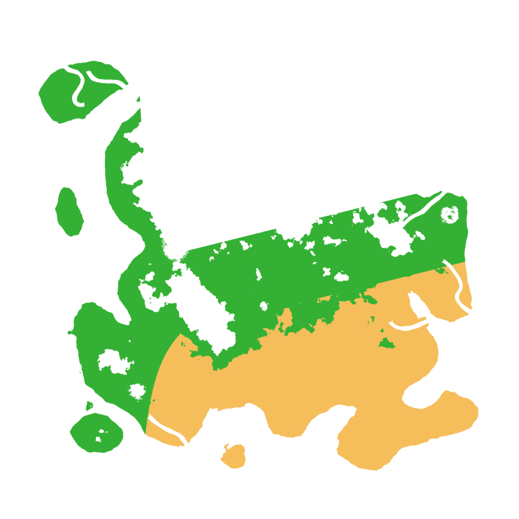 Biome Rust Map: Procedural Map, Size: 3000, Seed: 118658709