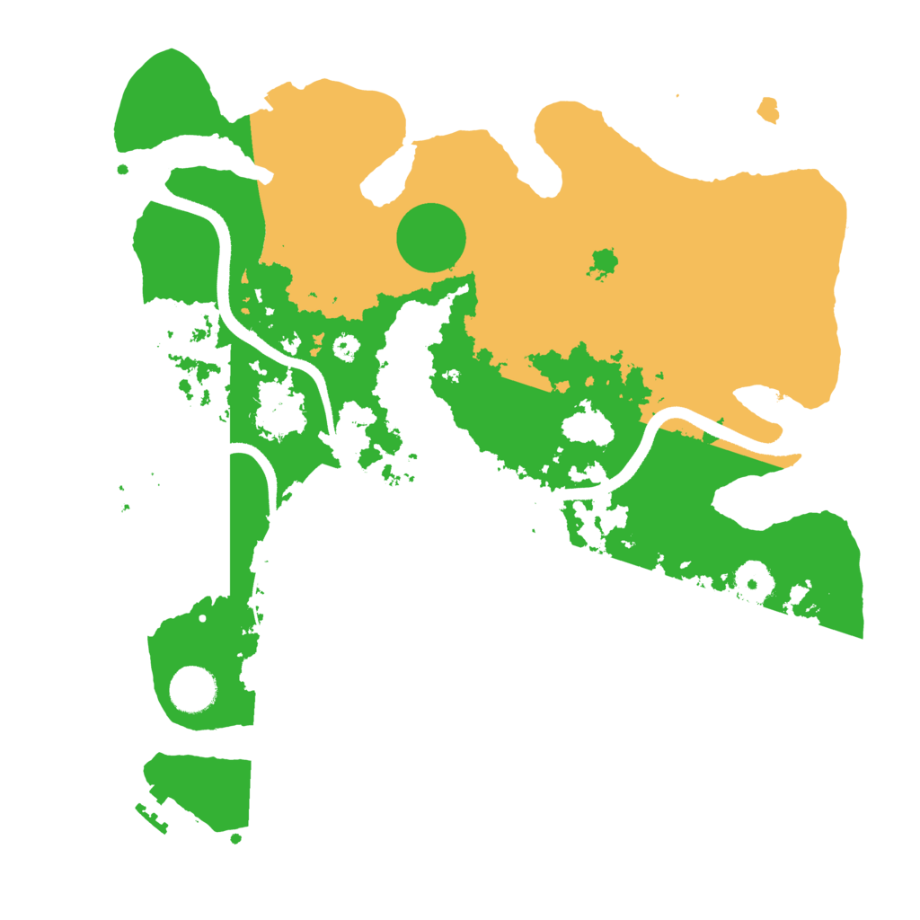 Biome Rust Map: Procedural Map, Size: 3500, Seed: 3936327