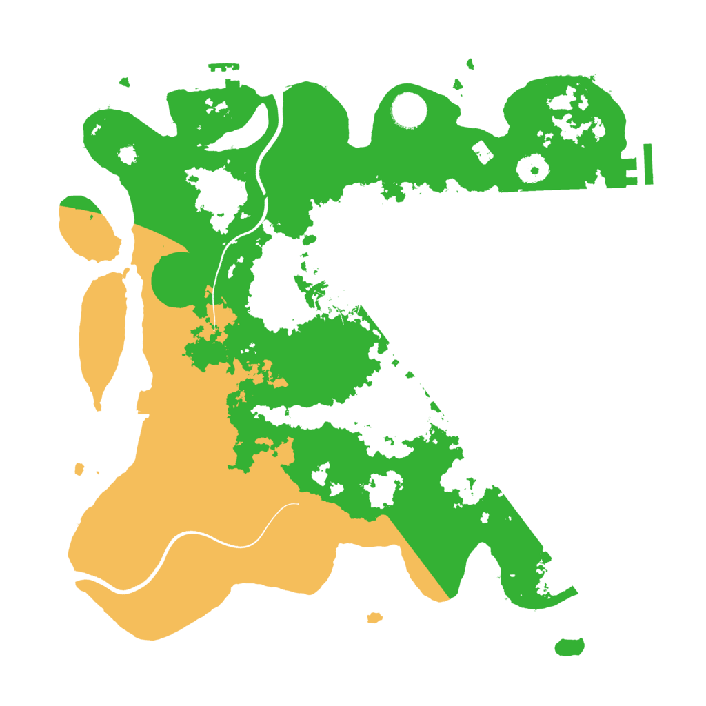 Biome Rust Map: Procedural Map, Size: 3500, Seed: 1815745223