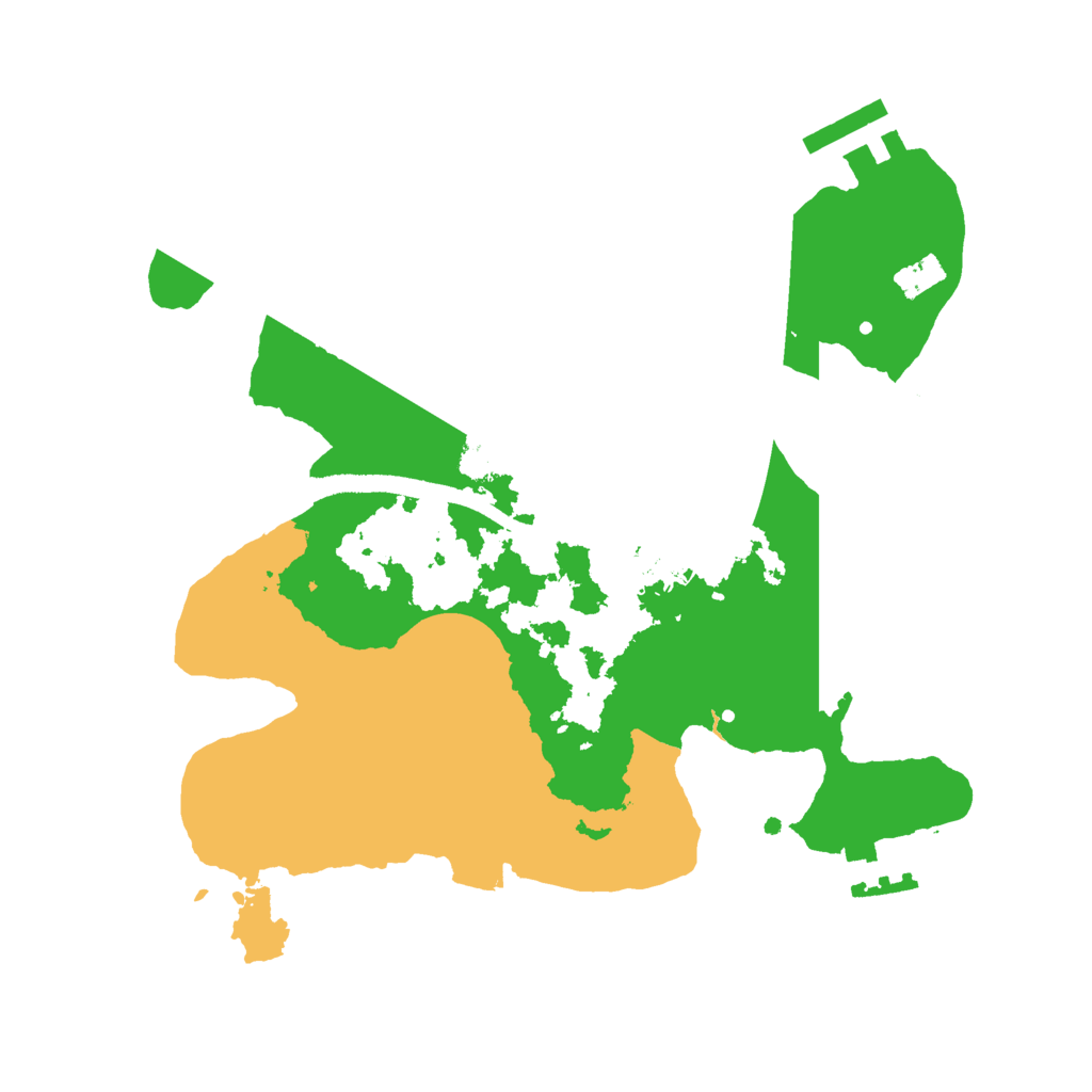 Biome Rust Map: Procedural Map, Size: 2500, Seed: 131999