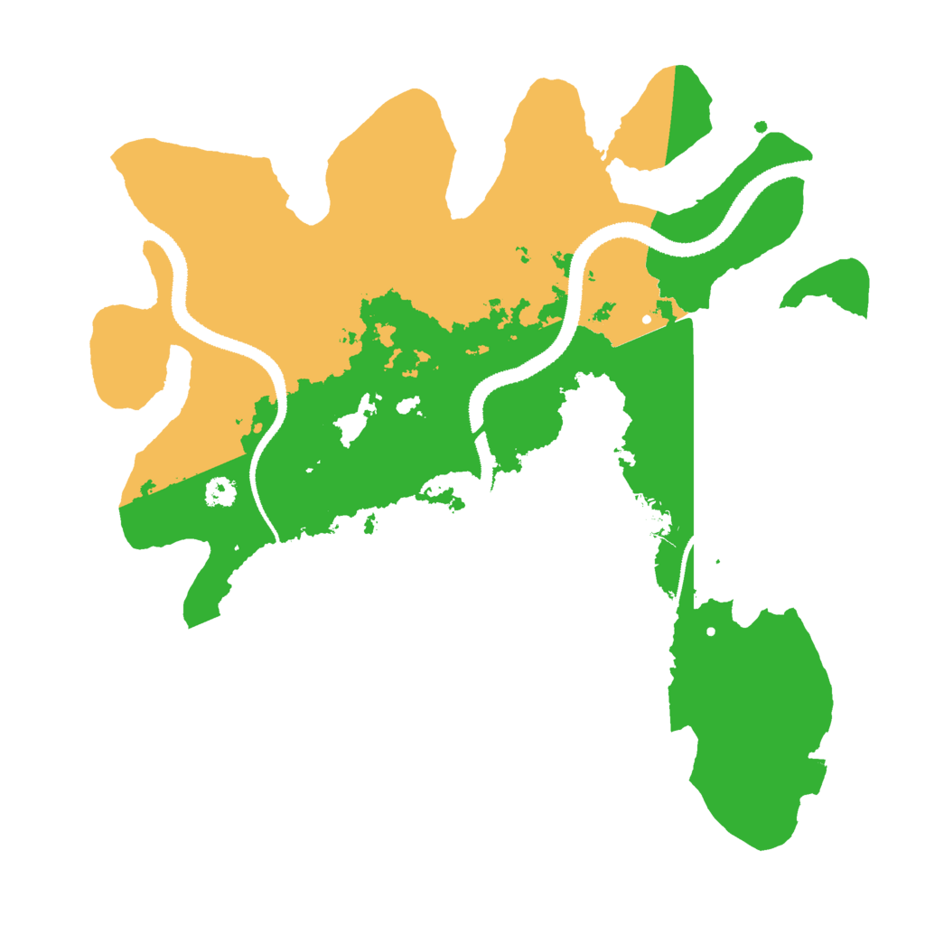 Biome Rust Map: Procedural Map, Size: 3000, Seed: 420247365