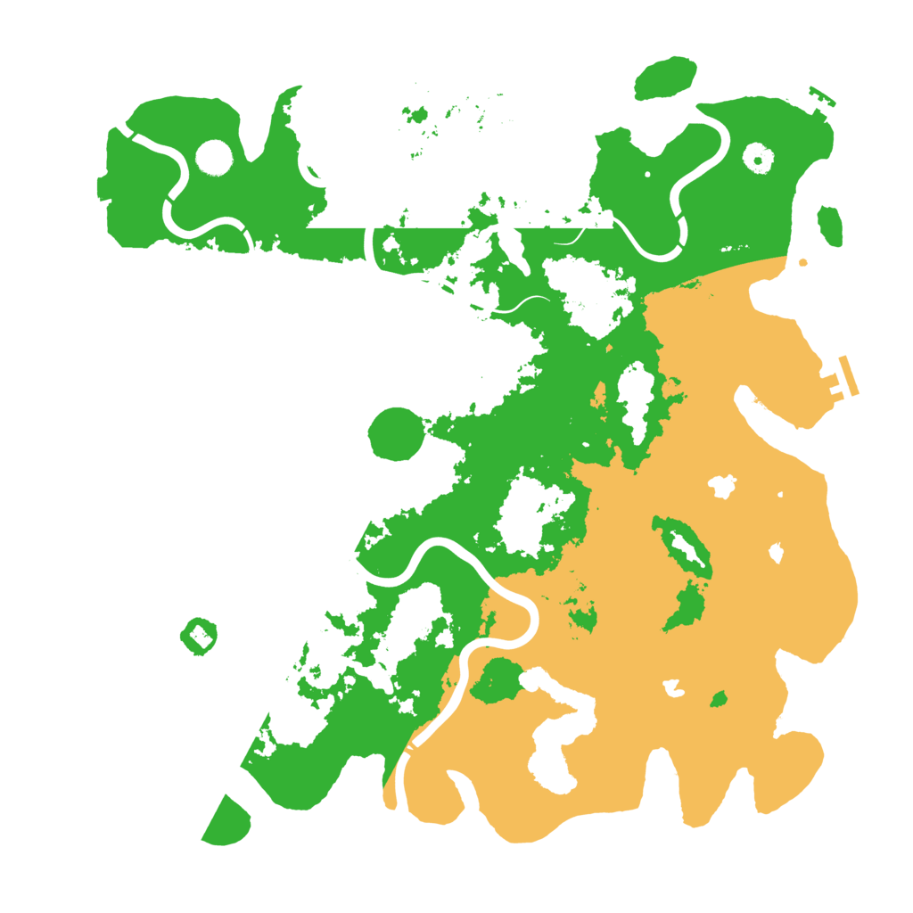 Biome Rust Map: Procedural Map, Size: 4500, Seed: 1900