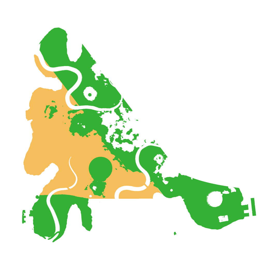 Biome Rust Map: Procedural Map, Size: 3000, Seed: 2038947742