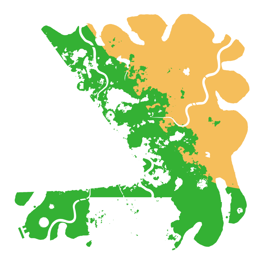 Biome Rust Map: Procedural Map, Size: 4650, Seed: 857048689