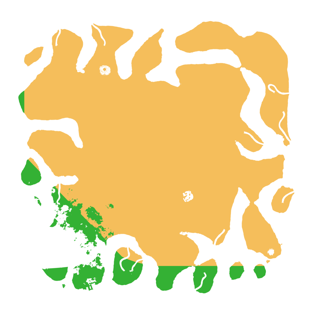 Biome Rust Map: Procedural Map, Size: 4350, Seed: 25173431