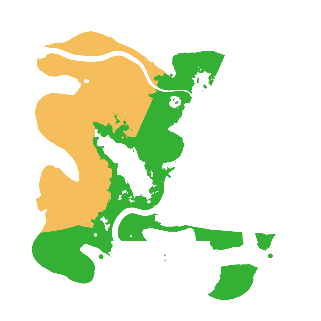 Biome Rust Map: Procedural Map, Size: 2700, Seed: 3008