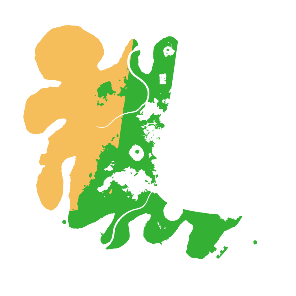 Biome Rust Map: Procedural Map, Size: 3000, Seed: 2434267