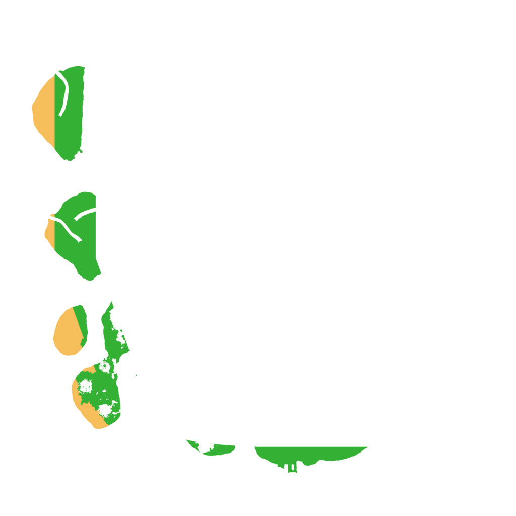 Biome Rust Map: Procedural Map, Size: 3500, Seed: 181931