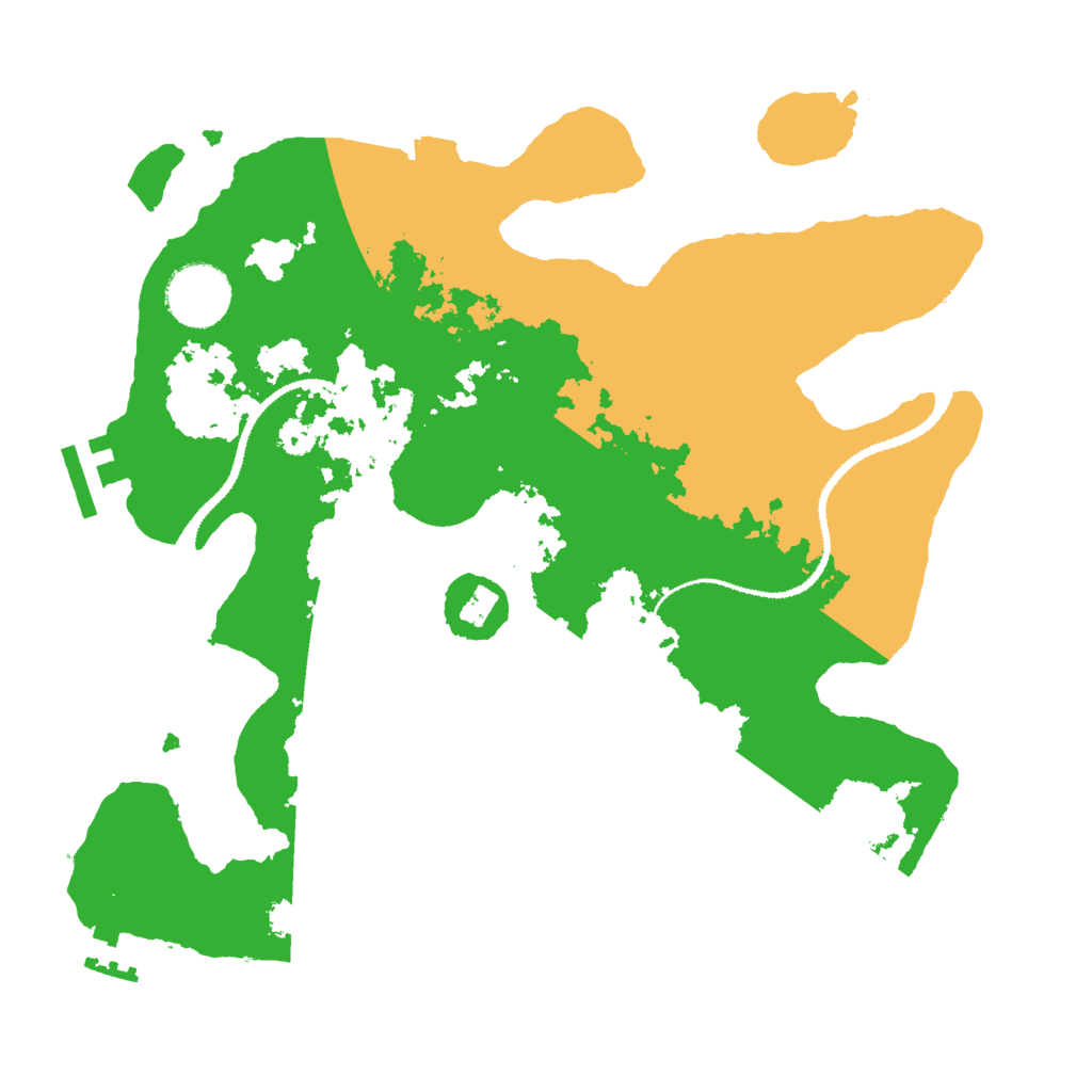 Biome Rust Map: Procedural Map, Size: 3000, Seed: 6024972