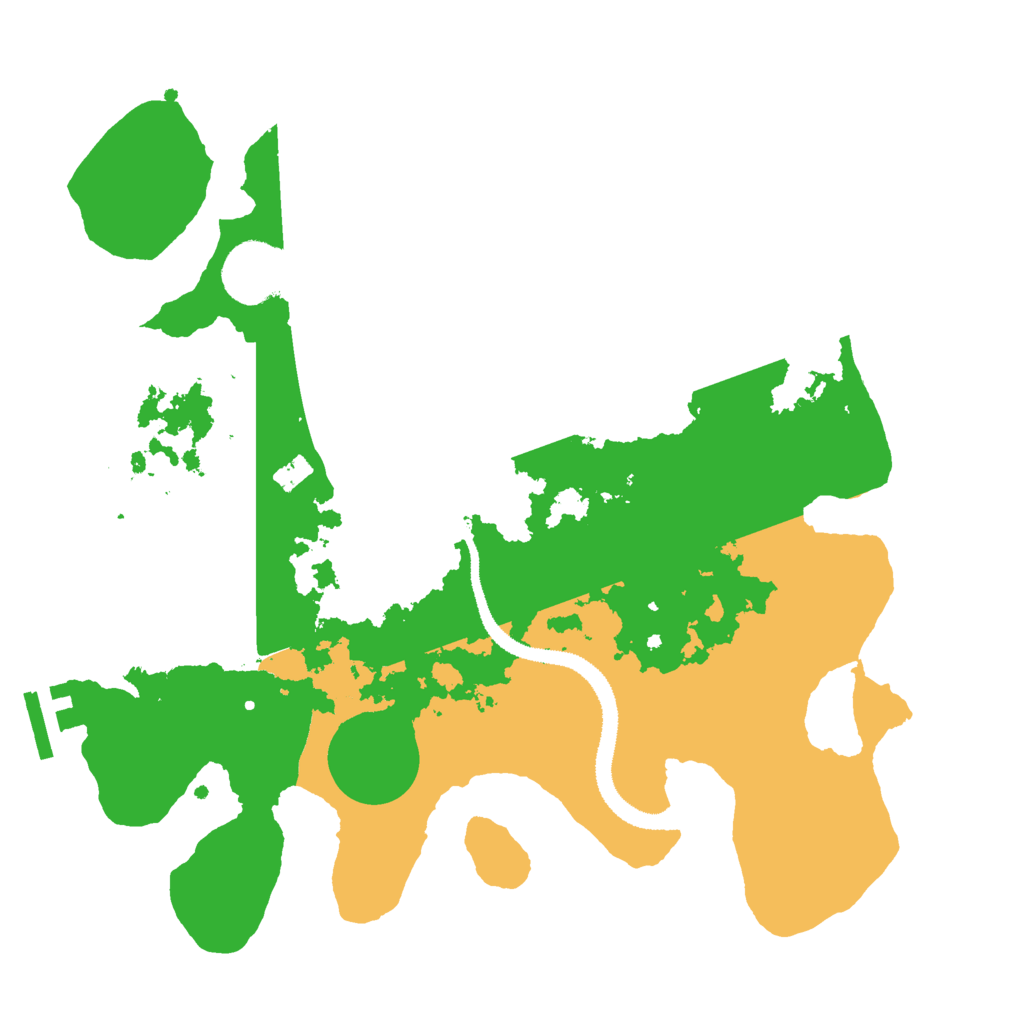 Biome Rust Map: Procedural Map, Size: 3000, Seed: 234592546