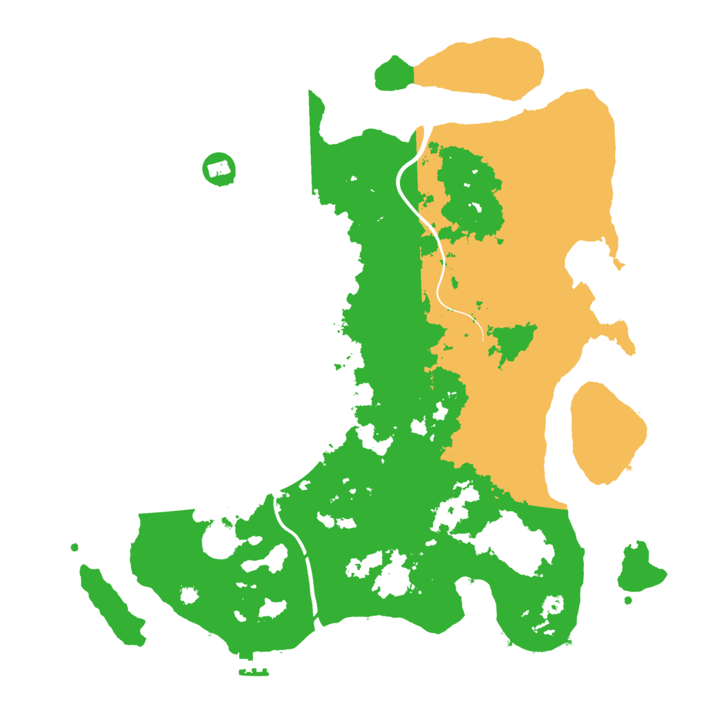 Biome Rust Map: Procedural Map, Size: 3600, Seed: 878397