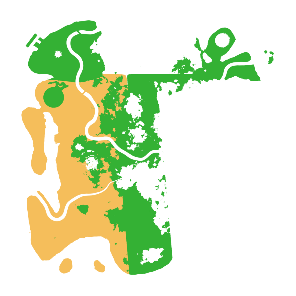 Biome Rust Map: Procedural Map, Size: 3800, Seed: 19774195