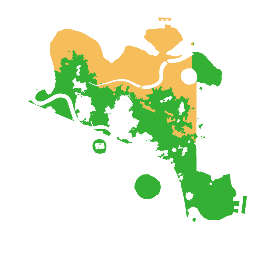 Biome Rust Map: Procedural Map, Size: 3000, Seed: 709720976