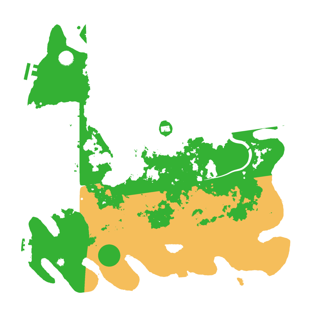 Biome Rust Map: Procedural Map, Size: 3800, Seed: 56468585